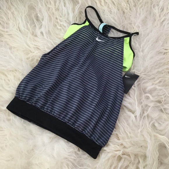 NIKE SWIM WOMEN’S LAYERED SPORT TANKINI - Picture 3 of 7